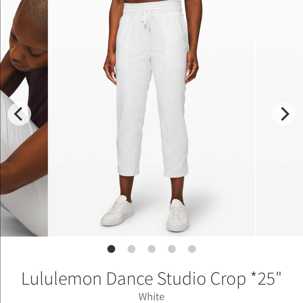 Lululemon dance studio crop